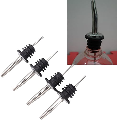 Miniatura 6 de 24 PCS Stainless Steel Bottle Pourers, Rust Resistance and Repeated Use Wine Bottle Pourer Easy to Disassemble Liquor Pour Spouts Set for Olive Oil