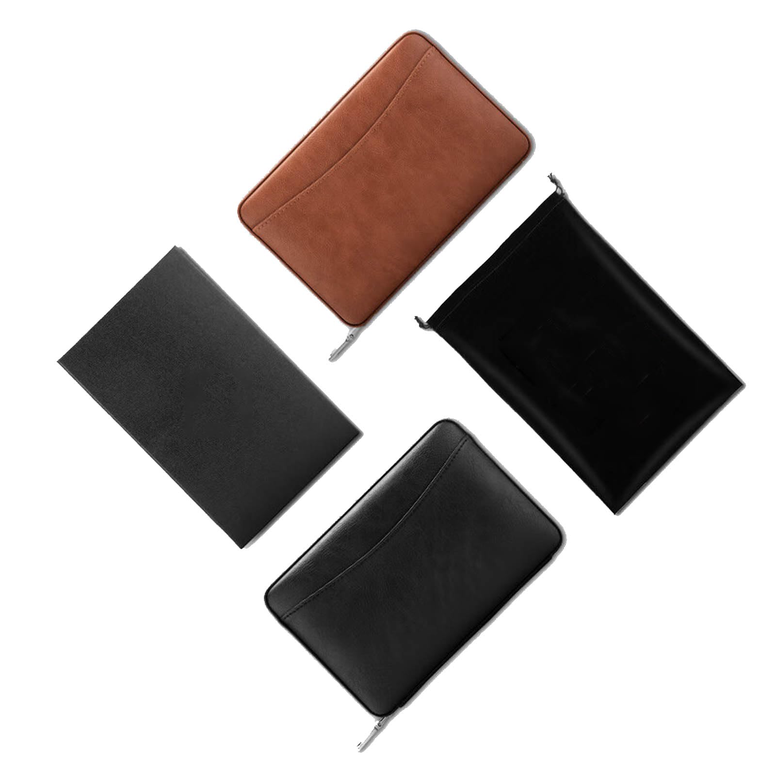 Humidor per Sigari, Portasigari Portatile con Umidificatore per 6 Sigari Humidor da Viaggio Portatile Portasigari in Pelle B