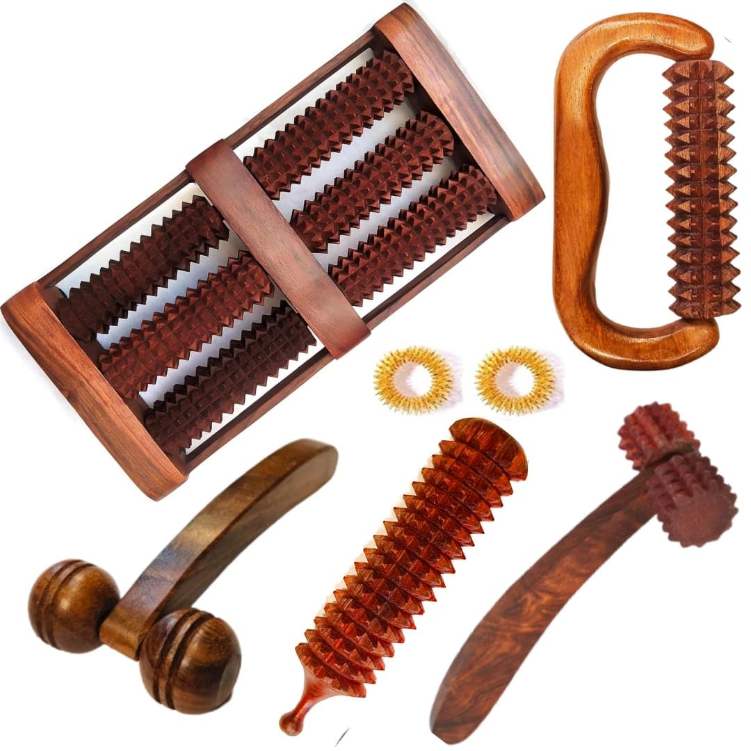 Masterarts Wooden Massager Foot Massager Acupressure Massager For Foot 6 Long Wheel Acupressure Massager ( Size = 12 X6 X 1.5 Inches ) (B095MBKNTD) Amazon Price History, Amazon Price Tracker