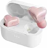 ハート型ピンクワイヤレスイヤホン本体 HeartBuds ハートバッズ ハート型完全ワイヤレスイヤホン 4color