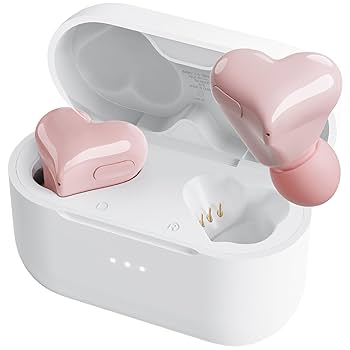 Amazon.co.jp: 2025 ハート型イヤホン ワイヤレスイヤホン 超