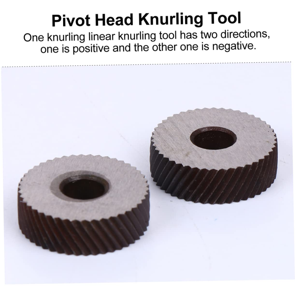 OSALADI 2sets Steel Knurling Wheel Linear Tool Replacement Coarse Knurling Wheel for Lathe 2pcs*2