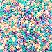Pastel Opaque Multicolor Mix Plastic Craft Pony Beads, 6 x 9mm, 500 Beads