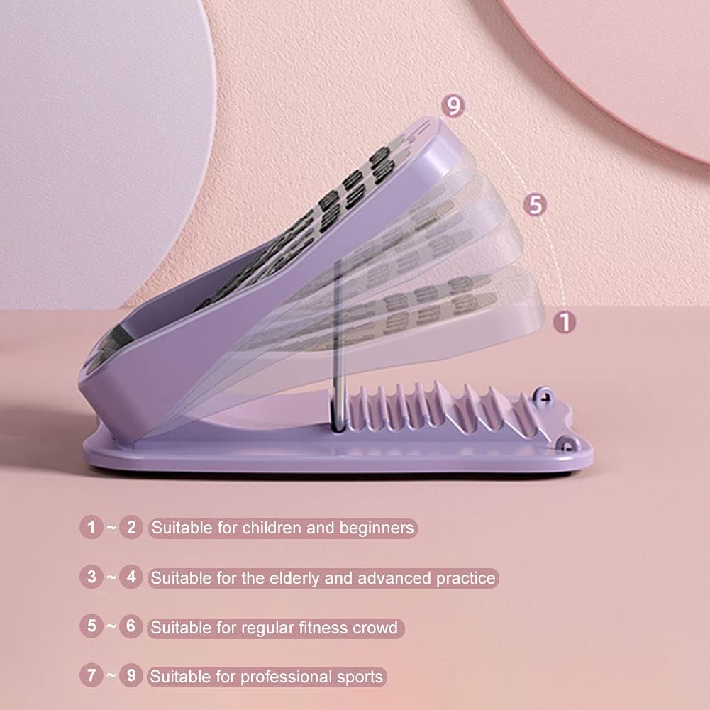 DSFSAEG Slant Board,Calf Stretcher Adjustable 9 Gears Ankle Exercise