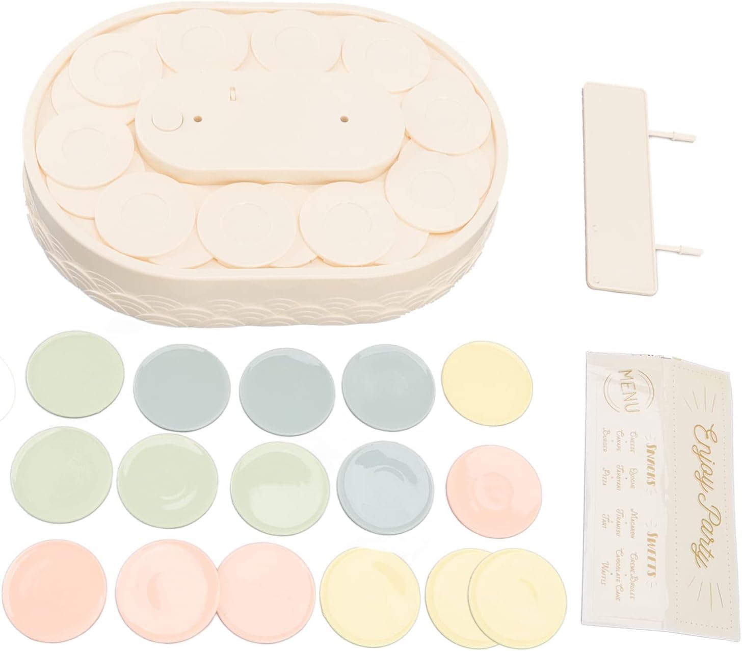 Supporto girevole per torte con piatto girevole automatico per esposizione di dessert, matrimoni, feste, sushi (Dessert)