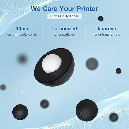 Miniatura 5 de TOKYOINK Paquete de 2 cartuchos de tóner de repuesto 58a negro CF258A (con chip) Fácil de instalar Compatible con HP 58A 58X CF258X CF258A Texto