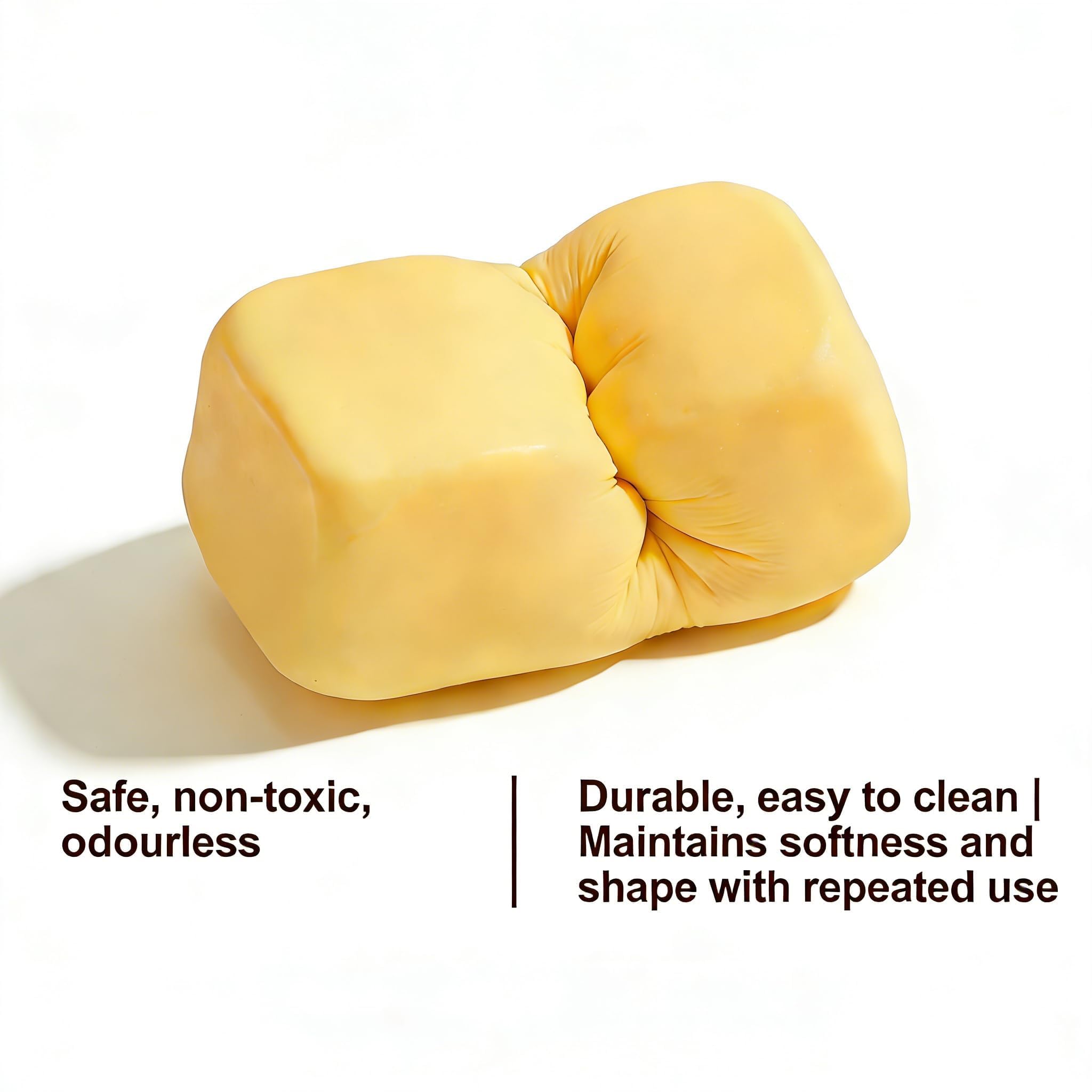 Burro di formaggio morbido Squishy Recupero lento Riduzione dello stress Sensoriale Giocattolo Per Adulti Bambini Casa Ufficio Viaggi Calmante Compatto Leggero Morbido Antistress Fidget Toy Divertente