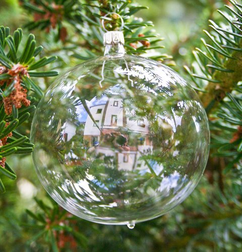 Preisvergleich Produktbild Christbaumkugel"Pur" (80 mm 6 Stück)