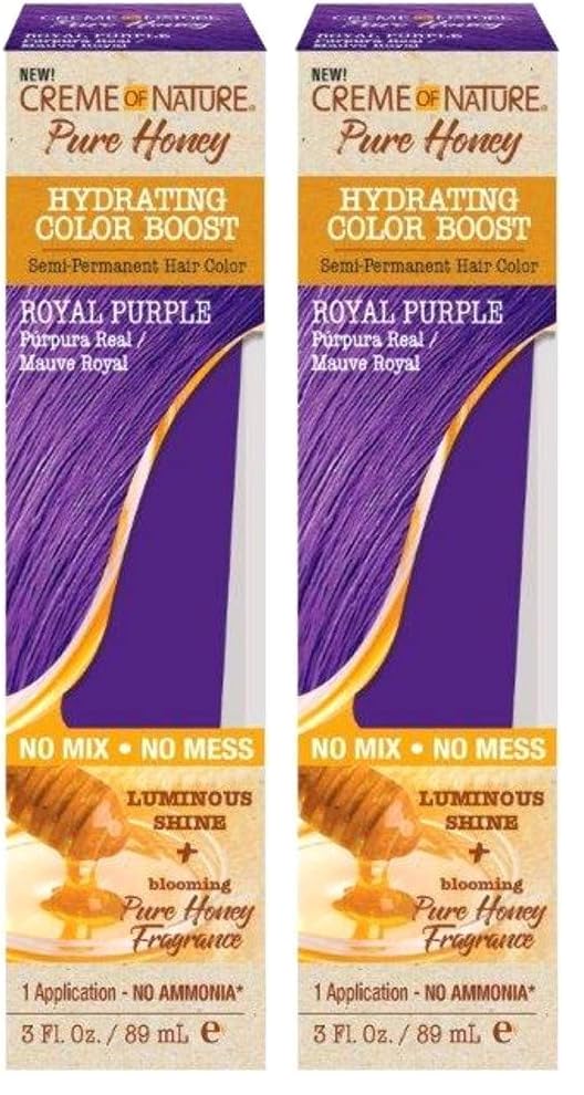 Creme Of Nature Pure Honey Hydrating Color Boost Pack de 2