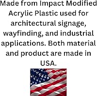 Vista 2 de Letrero de número de dirección de plástico acrílico, número de casa escrito, números de bloque personalizados # P2284