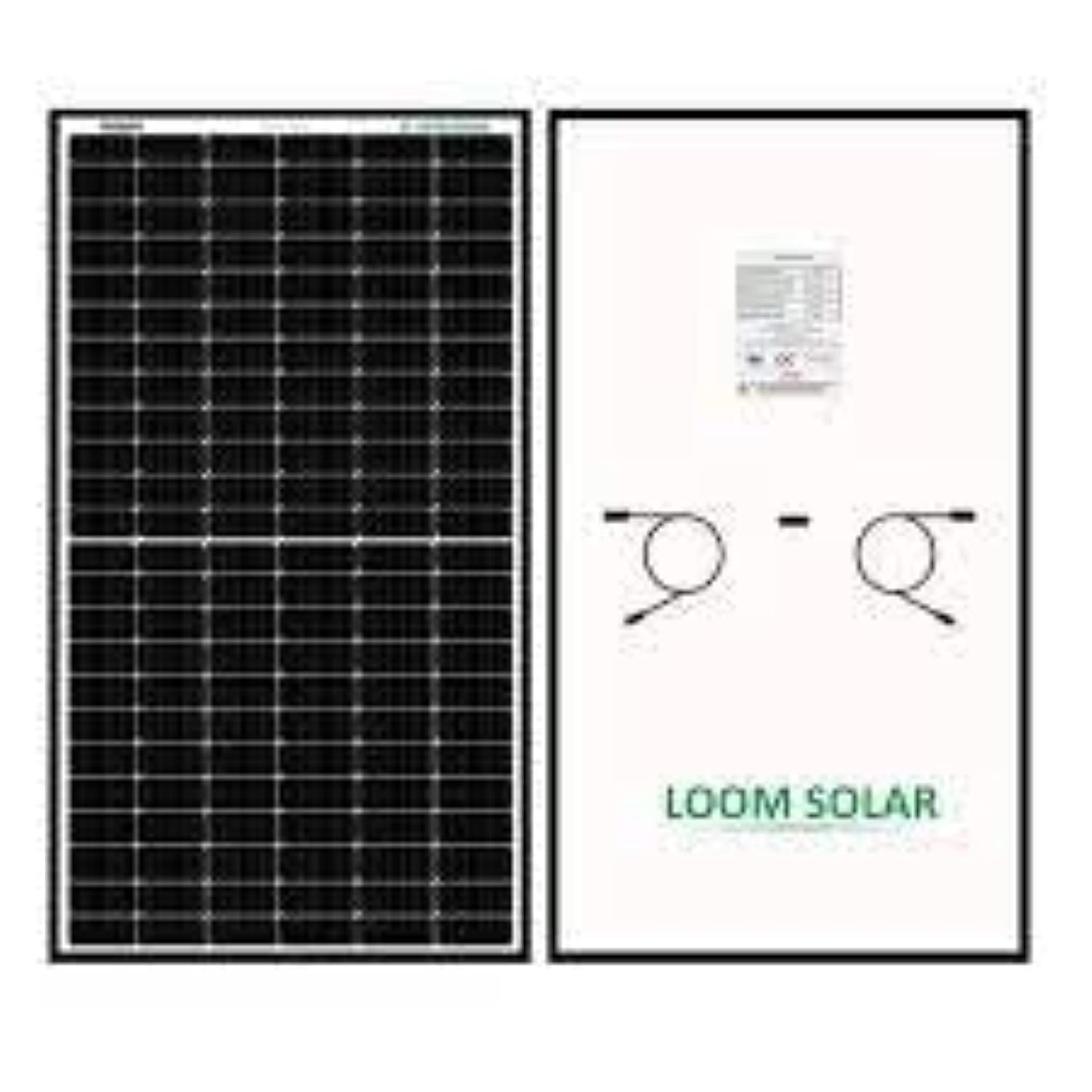 Loom Solar Panel 455W-24V for Home Double Inverter Battery (80Ah to 200Ah) Charging,(Pack of 2)