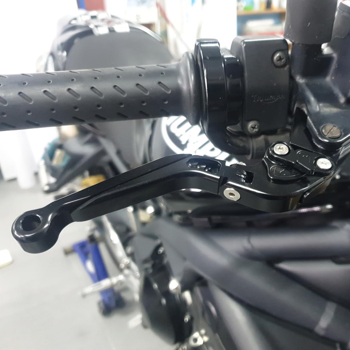 Per Royal Enfield Himalayan 450 Guerrilla 450 2024 2025 Leva freno pieghevole retrattile Leva frizione, in lega di alluminio CNC (Black)