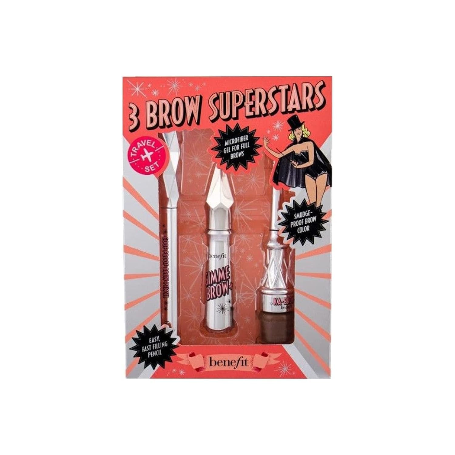 Benefit3 Brow Superstars Gift Set 3 Warm Light Brown