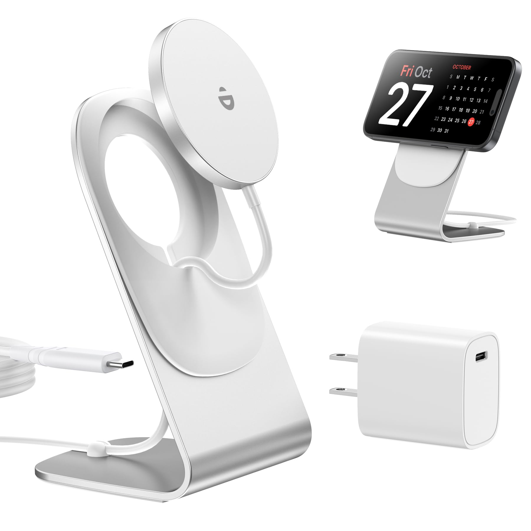 Amazon.co.jp: ワイヤレス充電器 マグネット式 Mag-Safe充電器 