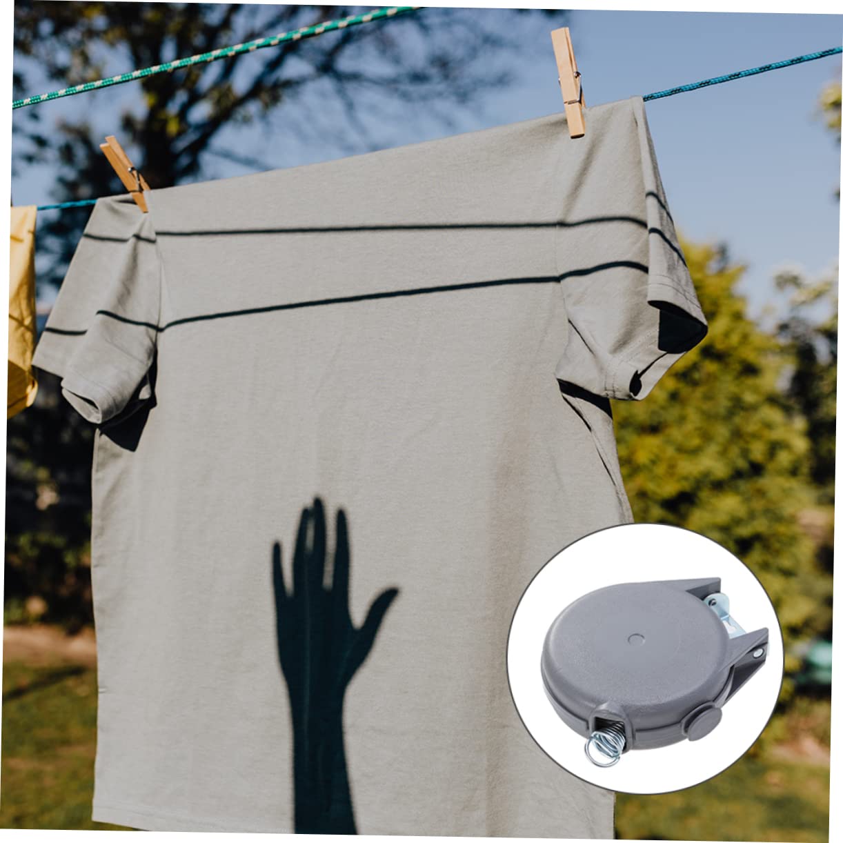 Alipis Corda Stendibiancheria Retrattile Da Metri Per Appendere Vestiti Filo Resistente e Portatile Per Uso Interno Ed Esterno