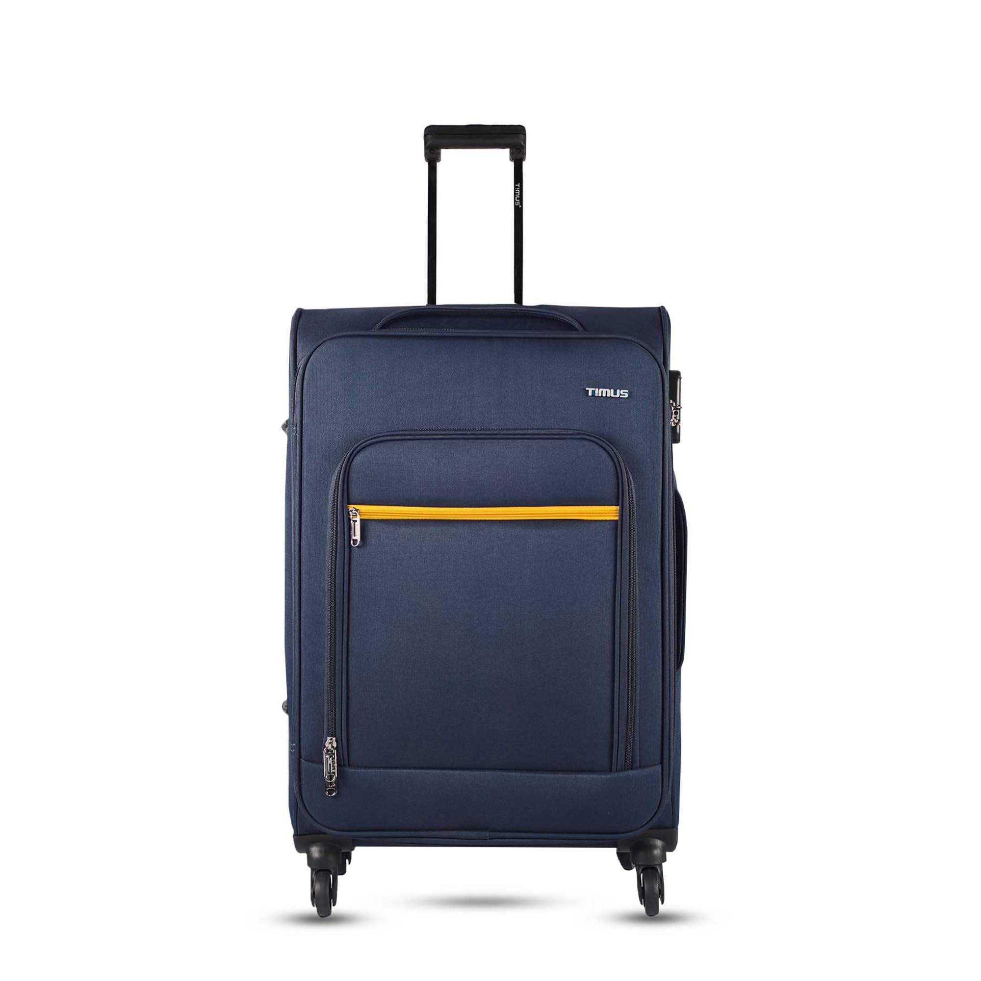 Nexon 78CM Large Check-in Premium Polyester Soft Side 4 Wheels Spinner Luggage|Combination Lock Spacious Compartment with Extra Wet Pouch |Speed_Wheel Suitcase/Trolley Bag for Travel(Blue)-image-32