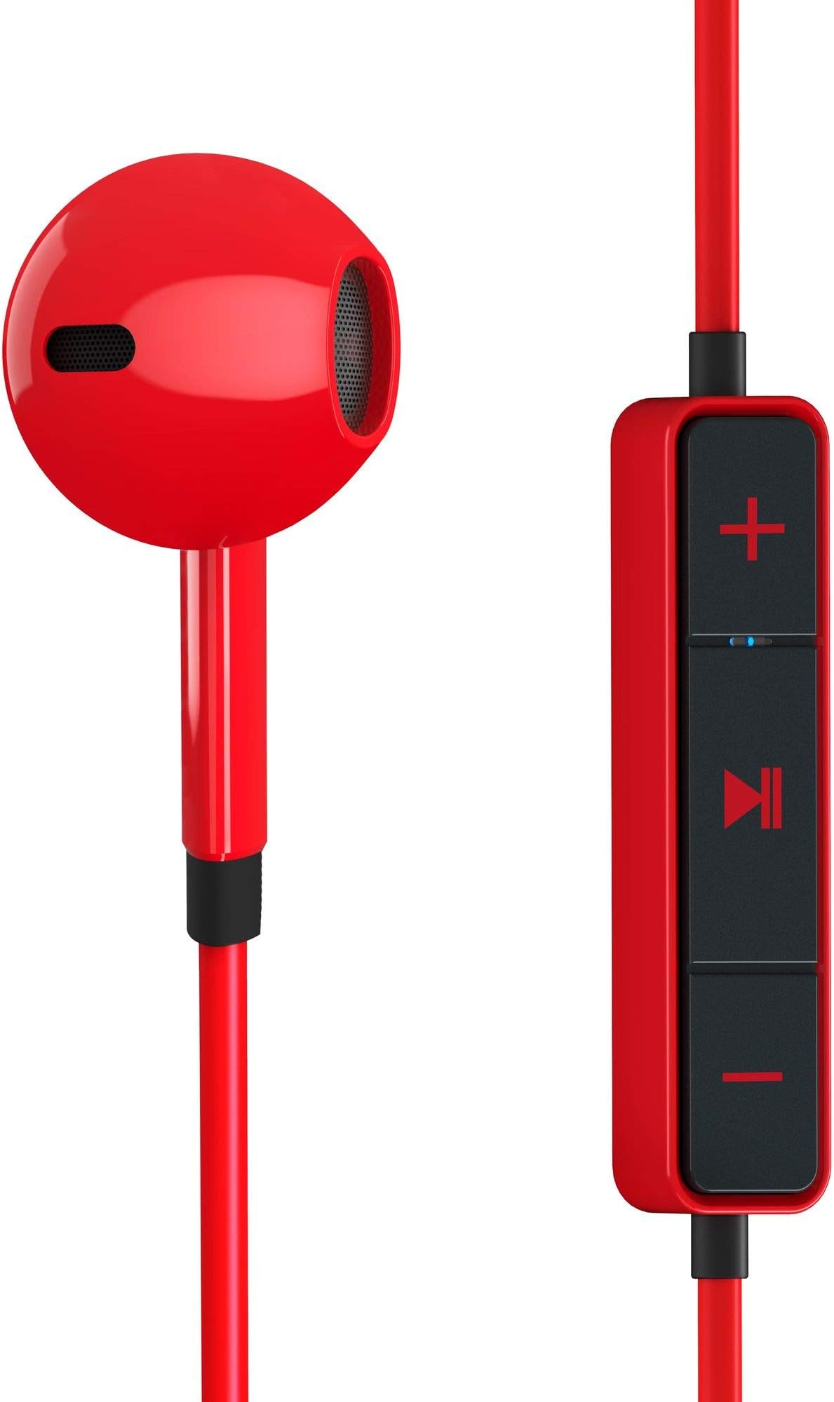 Energy SistemEarphones 1 Bluetooth Red (Bluetooth, earbud, control talk, 5 hours battery life, flat cable)