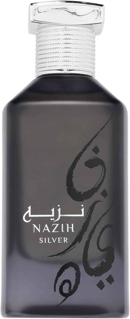 Nazih Silver - Eau de Parfum - - Perfume For Men, 100ml