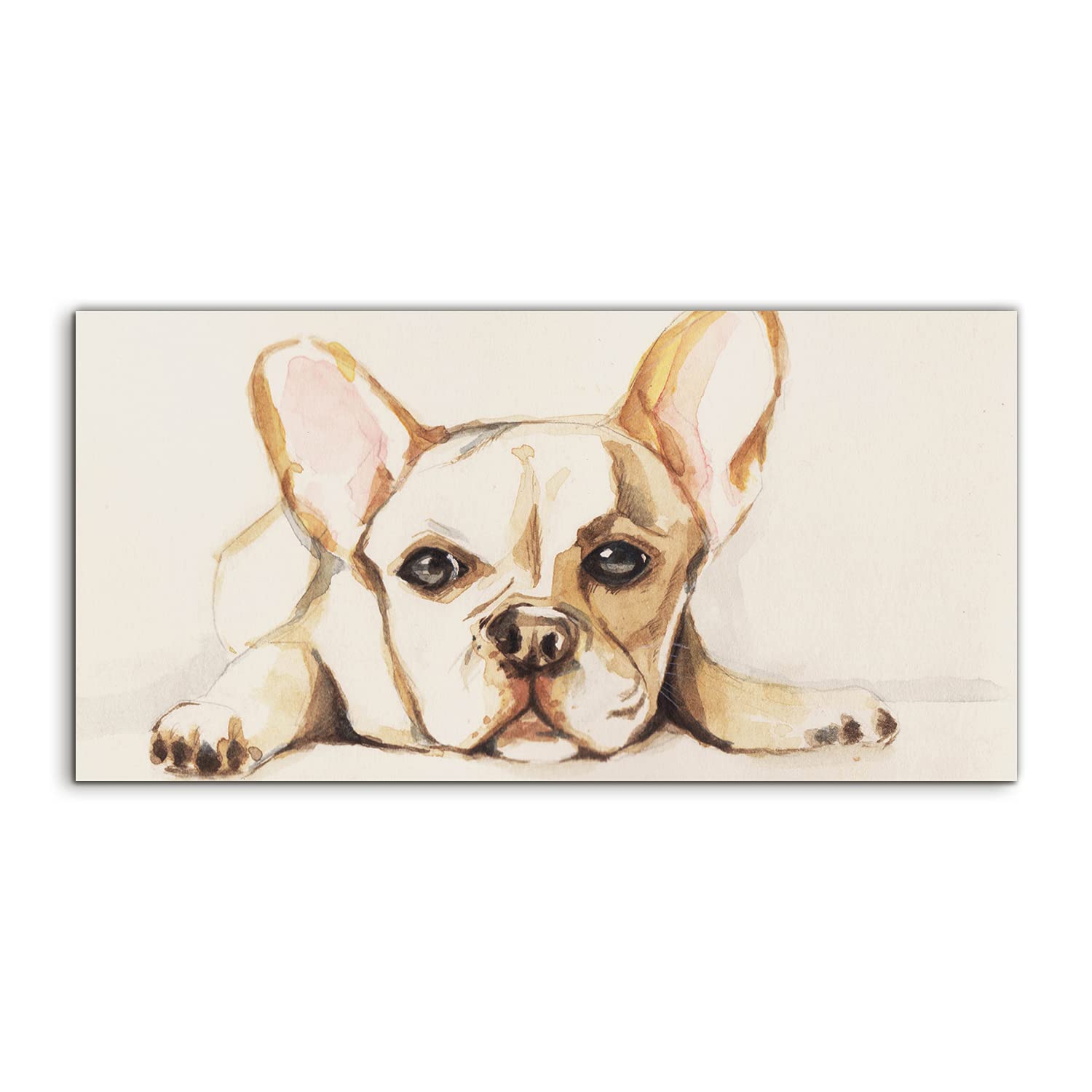 Image acrylique bulldog 120x60cm pour déco murale de salon - 8