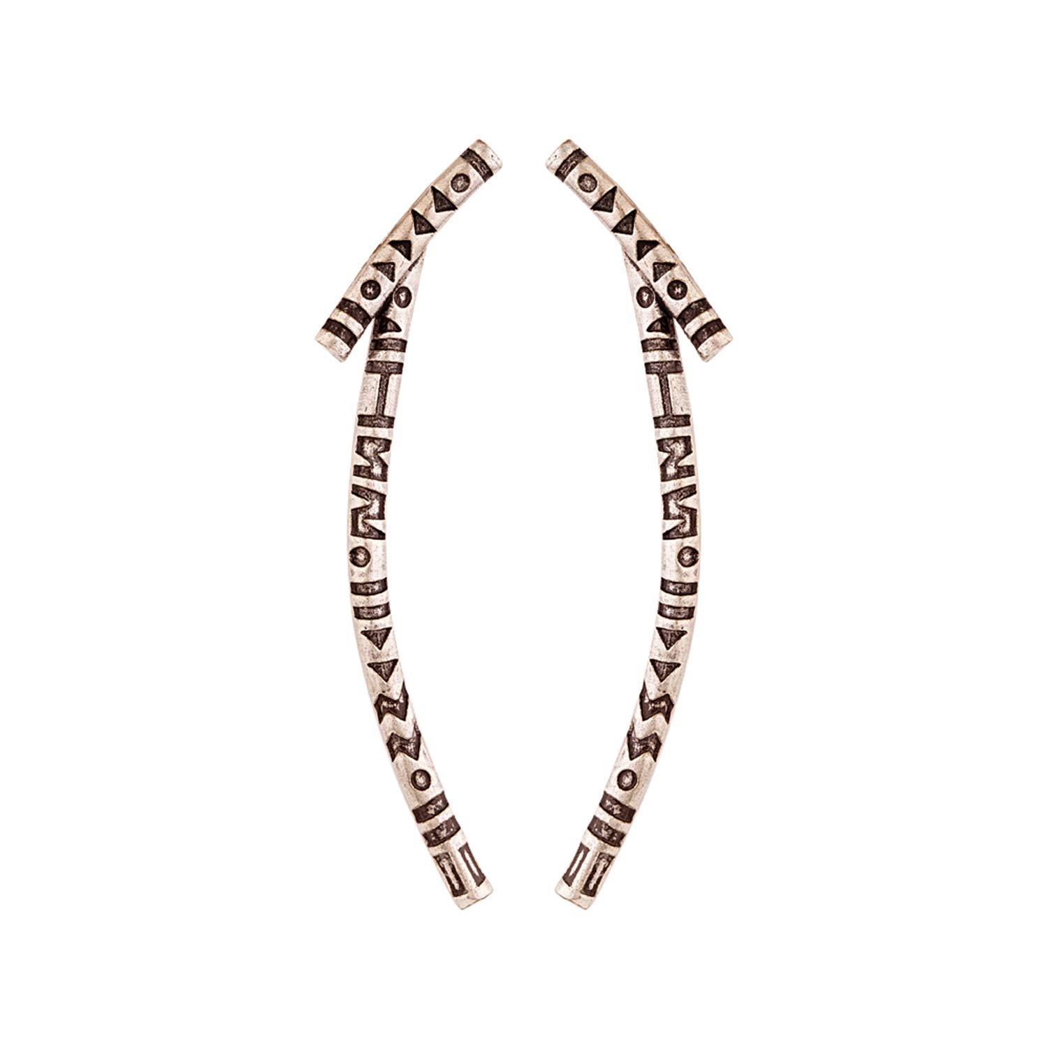 Voylla Silver Oxidised Plating Brass Boho/Tribal Design Statement Dangler Earrings for Women and Girls (B07ZGTZ72Y) Amazon Price History, Amazon Price Tracker