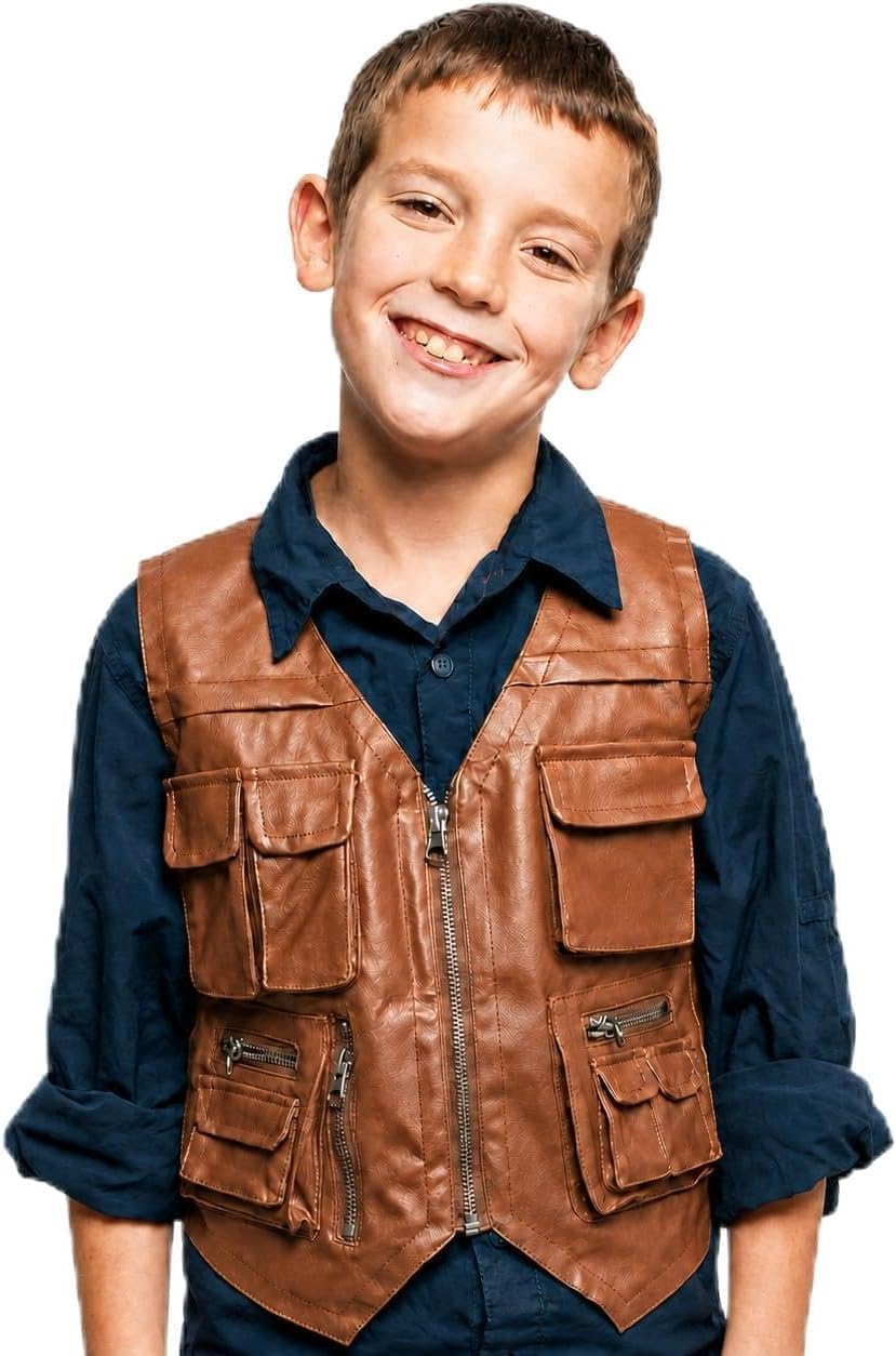 ComfyCamper Kids Jurassic Dinosaur Wrangler Boys Costume Vest