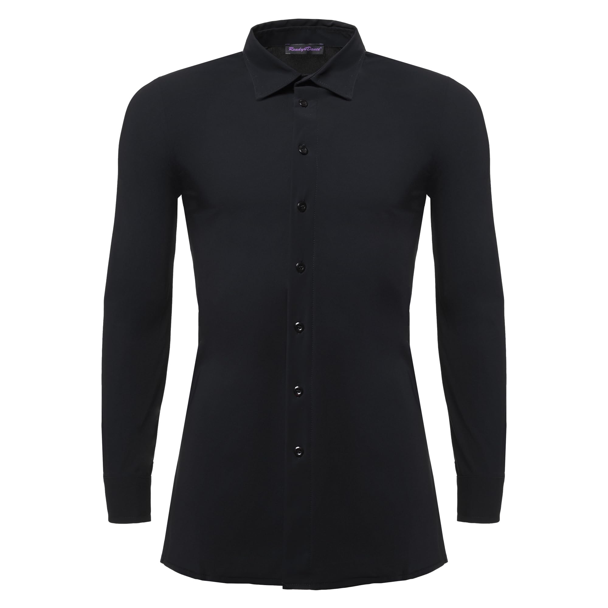 Camicia Uomo con Spacchi Laterali per Danza Latino Americano e Standard