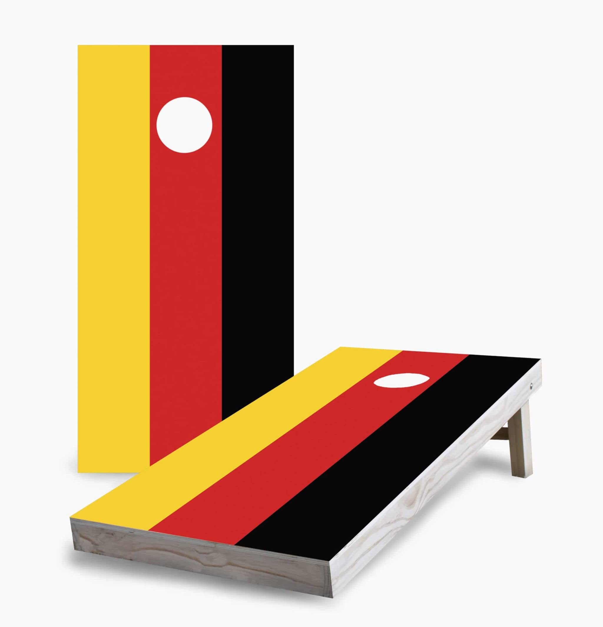 German Flag Corn Hole Board Game Set - Reg 2x4 (24