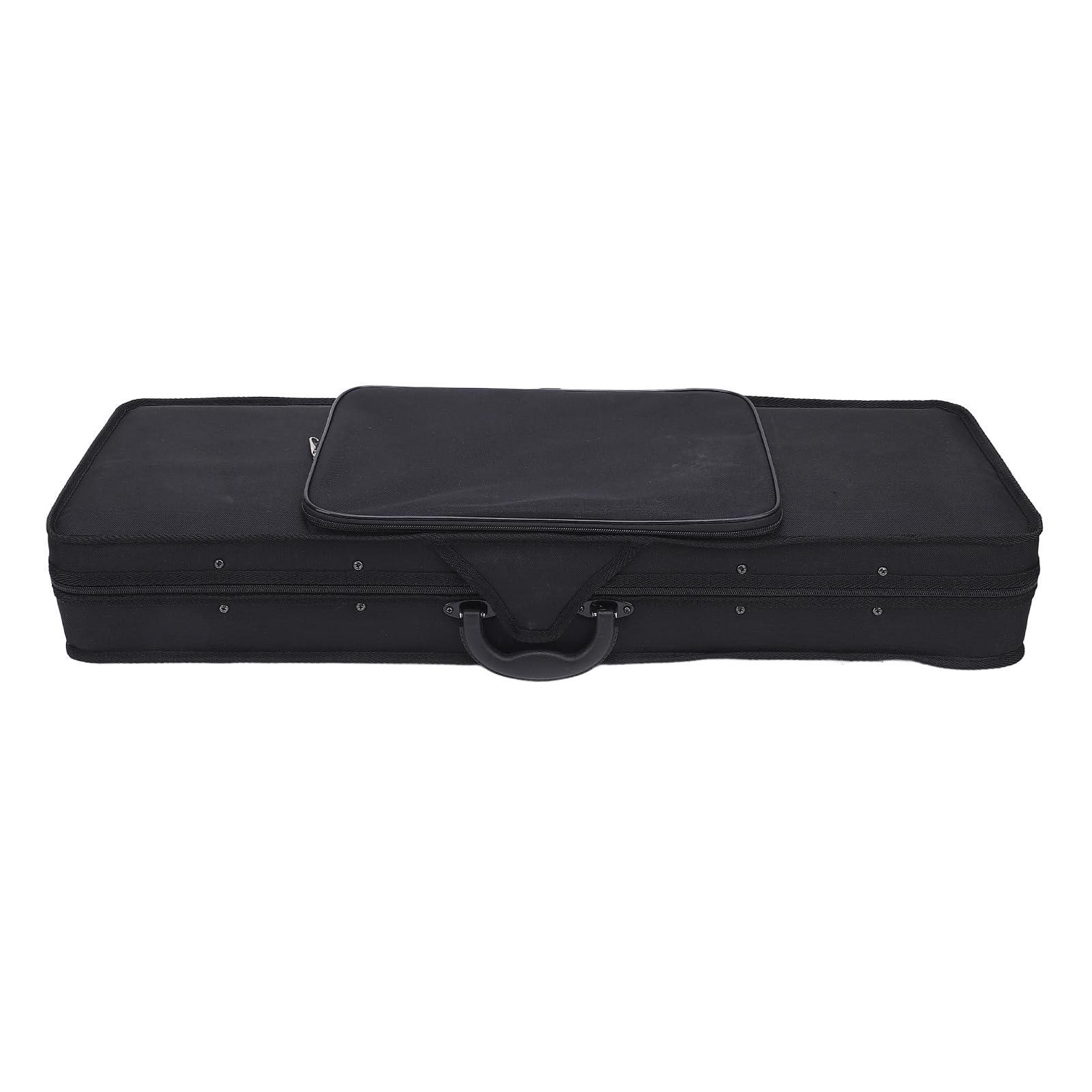 Estuche para violín de tamaño 3/4, Caja de violín de Carcasa rígida con Exterior de Tela Oxford, Estuche Ligero de Mochila para violín de Viaje con Soportes para el y Bolsillo