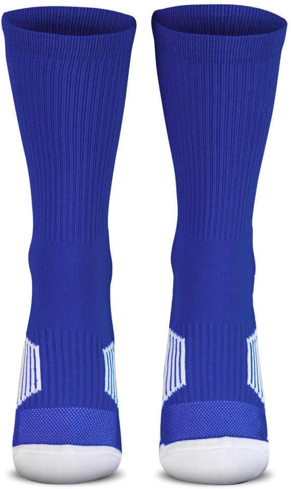 ChalkTalkSPORTS Custom Team Number Crew Socks | Youth & Adult Athletic Socks Blue | Choose Your Number - Image 5
