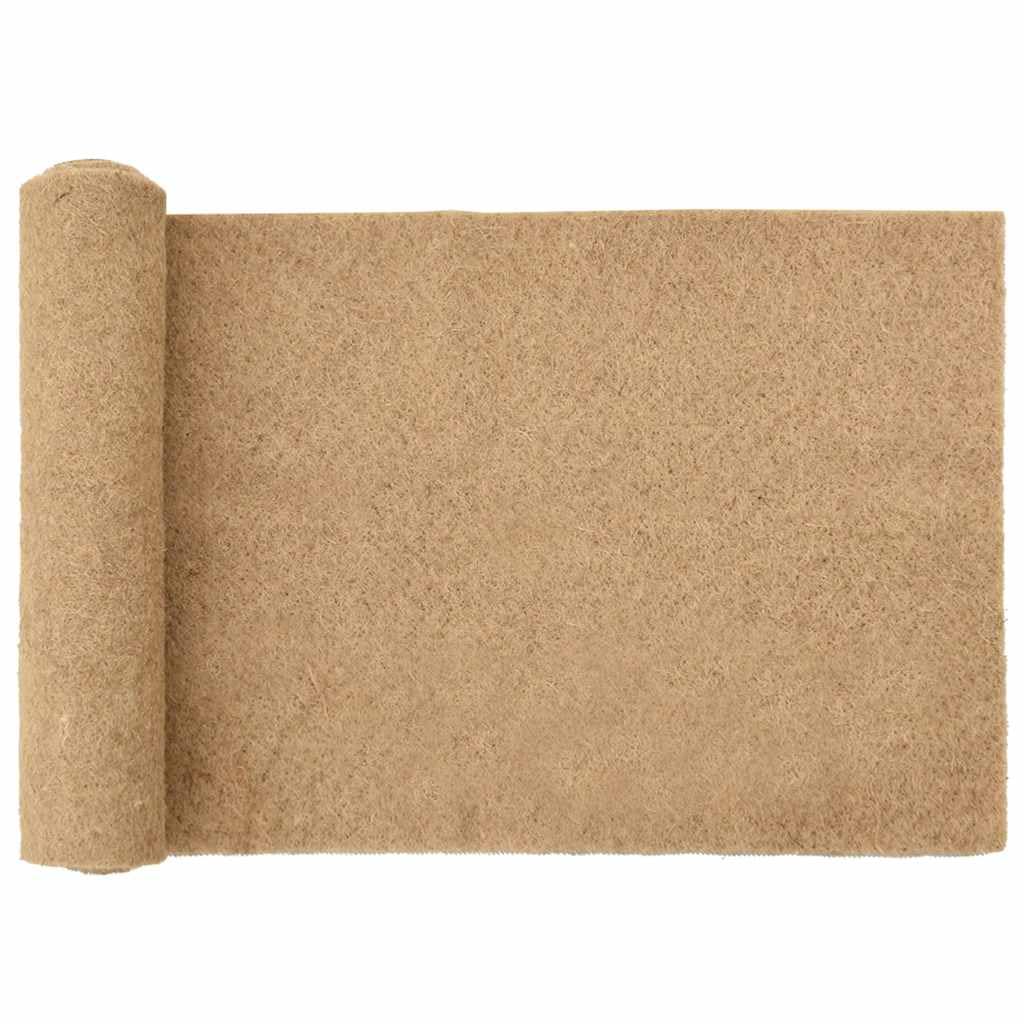 Tapis de Chanvre pour rongeurs 0,5x1 m épaisseur 5 mm Naturel Absorbant et découpable pour Lapins cochons d’Inde Hamsters hygiène et Confort Durable en Cage