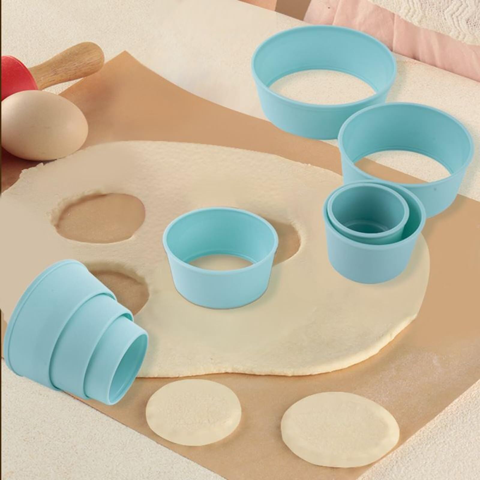 Kit da 10 pezzi per sac à poche porta sac à poche porta crema e sac à poche resistenti alle alte temperature, organizer per pasticceria, per torte e biscotti (blu)