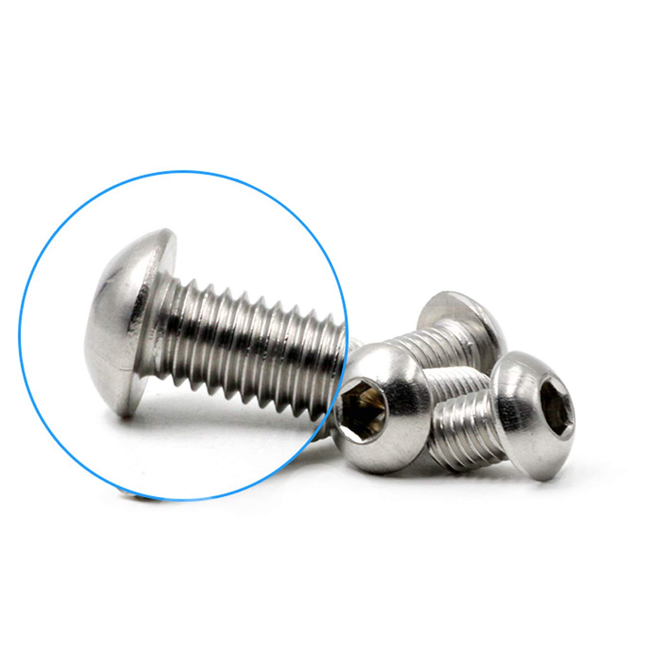 Viti Acciaio Grado 8 10-32 Ossido Nero Esagono Viti A Testa Bottone 10-32 In Acciaio Grado 8 - Finish Ossido Nero - Con Filettatura Fine Per Chiave Esagonale Viti Socket Cap Fine Thread - Foto 11