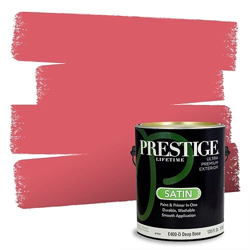 Paints Exterior Paint and Primer In One, 1-Gallon, Satin, Comparable