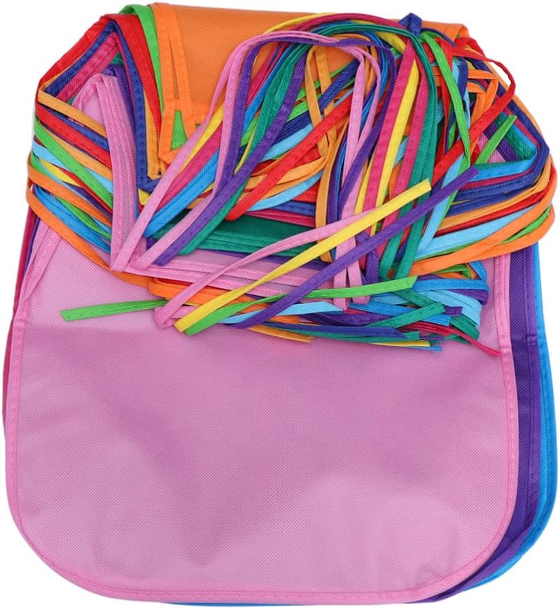 MAGICLULU 24pcs Boy Girl Artist Aprons Non-woven Disposable Painting Smocks for Boys and Girls for Art Activities Crafts and Cooking Easy to Clean and Reusable