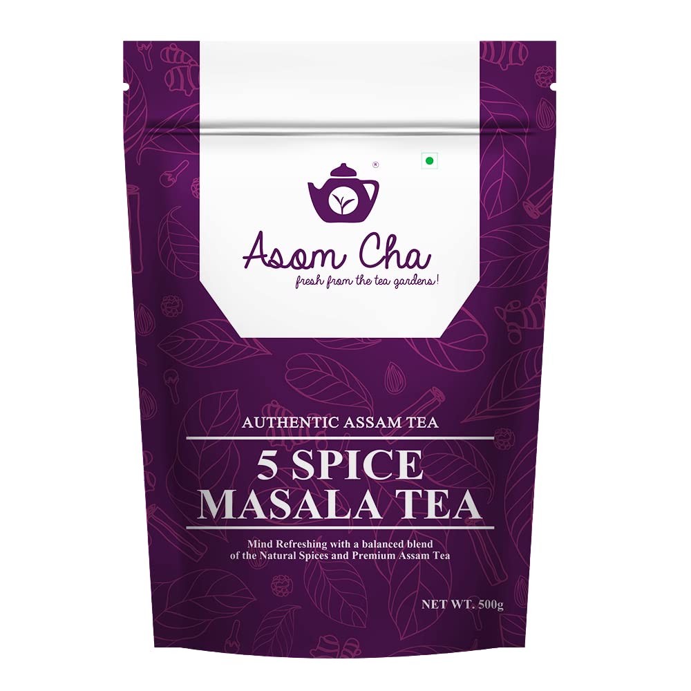 Asom Cha Masala Chai Tea | 500g x 2 [500 Cups] | 100% Natural Premium Spices | Authentic Assam, Cardamom, Clove, Cinnamon and Black Pepper | Kadak Chai | No artificial flavour | Immunity Booster (B07VQT8YW7) Amazon Price History, Amazon Price Tracker