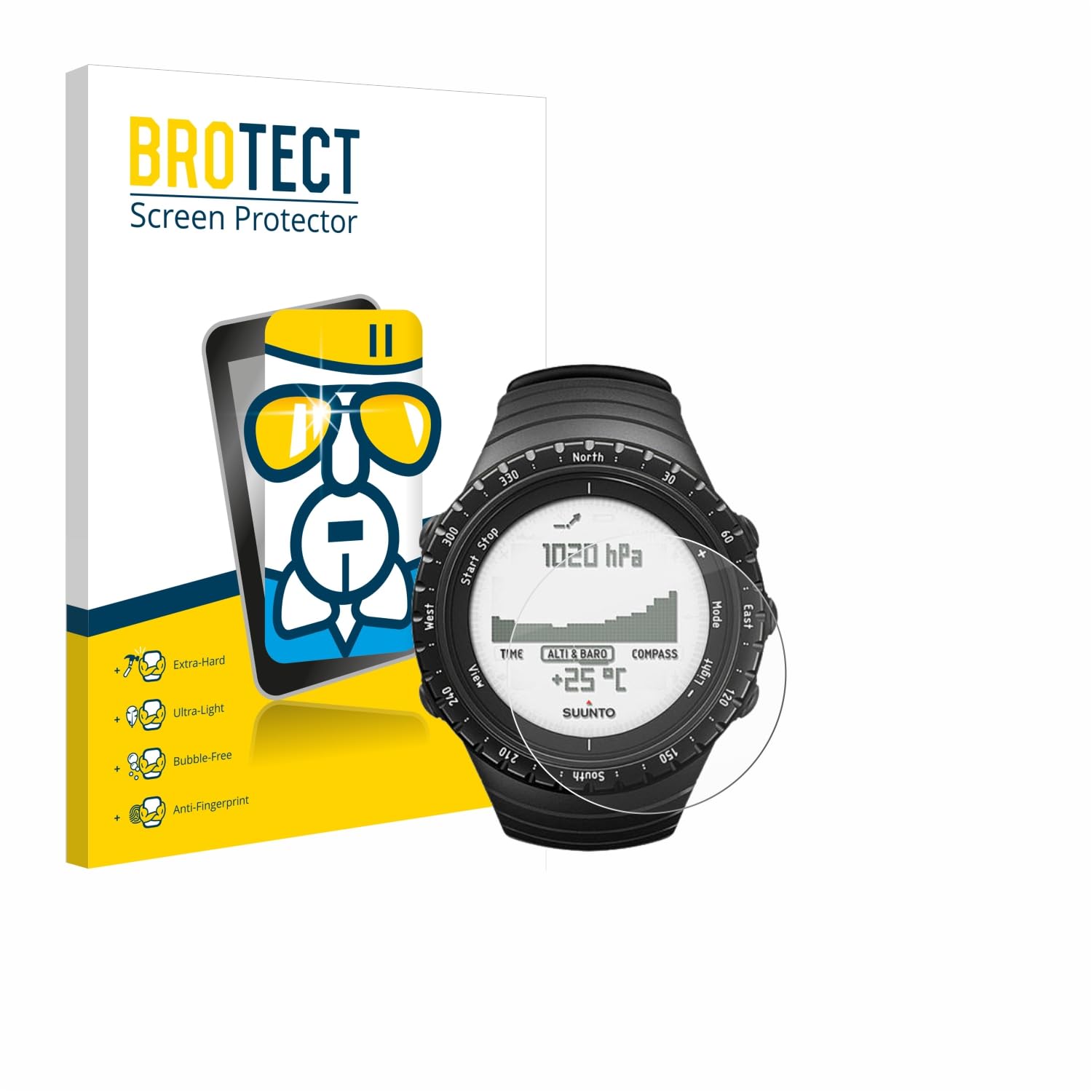 Pellicola Protettiva Vetro per Suunto D4F Protezione Proteggi