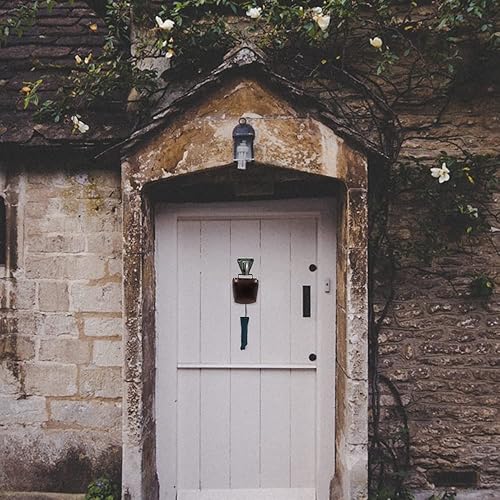 Miniatura 5 de Campana de metal de 3.7 pulgadas con asa, campana de vaca grande que hace ruido, campanas de animación, campanas de acabado de cobre antiguo ruidoso