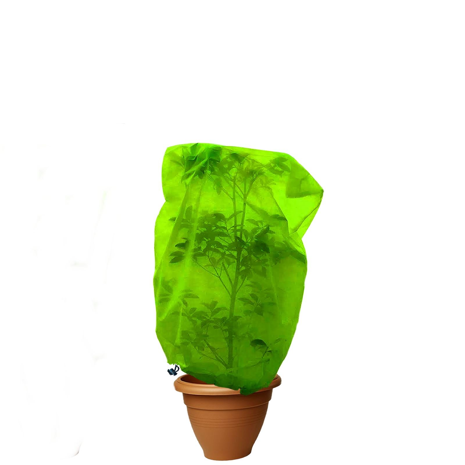 Medium Garden Plant Tree Green Fleece Cover - Pack of 2 Covers, 30 GSM - 80cm (H) x 60cm (W)