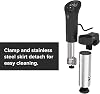 Anova Precision Cooker 2.0 [AN500-UK00], Sous Vide, WiFi, 100 Watts, Type G Plug included for UK use, Bluetooth, Anova App Included - Black and Silver