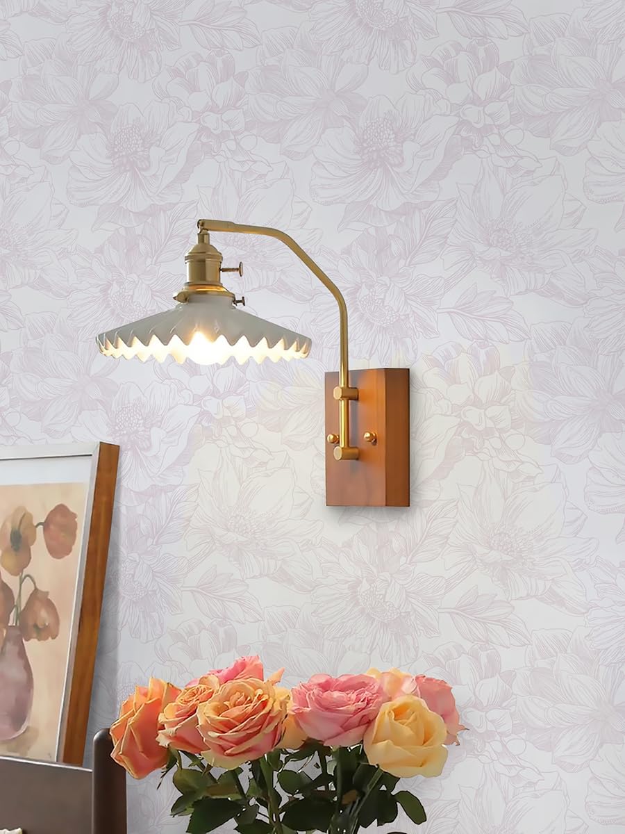 CiCiwind Zelfklevend Behang Bloemen 39×500cm Bloemen Patroon Meubilair Film Roze Wit Wandbekleding Zelfklevend Waterdicht Vinyl Plakfilm voor Slaapkamer Woonkamer Muur Meubilair CiCiwind Zelfklevend Behang Bloemen 39×500cm Bloemen Patroon Meubilair Film Roze Wit Wandbekleding Zelfklevend Waterdicht Vinyl Plakfilm voor Slaapkamer Woonkamer Muur Meubilair