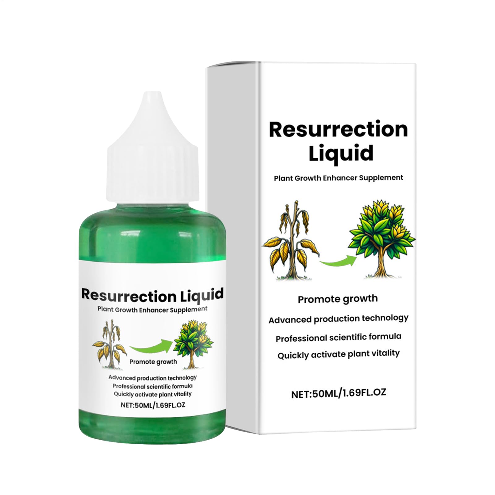 Lieawy Plant Food - Plant Liquid Resurrection Food 50ml,Liquid, Resurrection Fertilizer Enriched with Nutrients