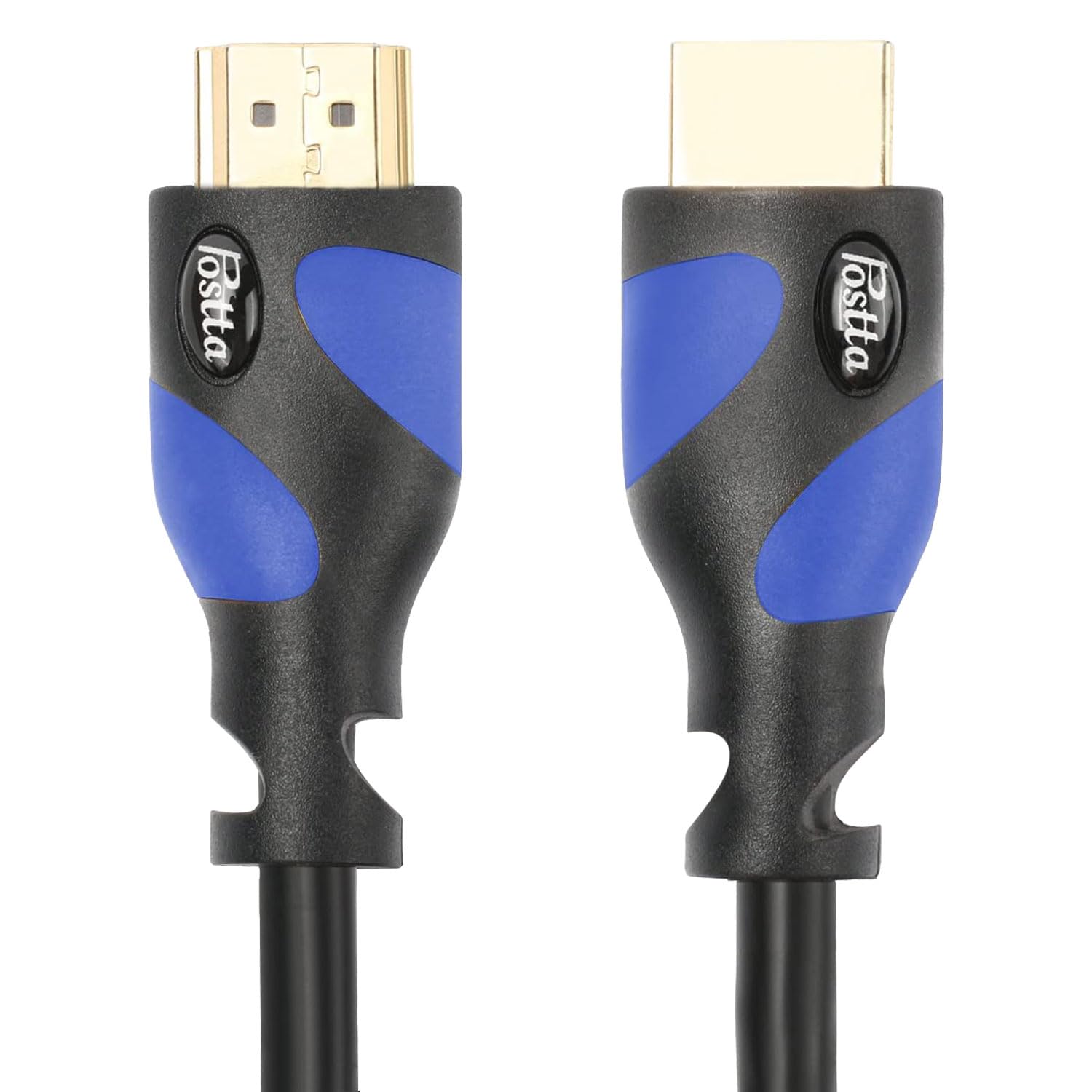 Postta Kabel HDMI (150 stóp) niebieski Ultra HDMI 2.0 V obsługuje 4K 2160P, 1080P, 3D, zwrot audio i Ethernet - 1 opakowanie
