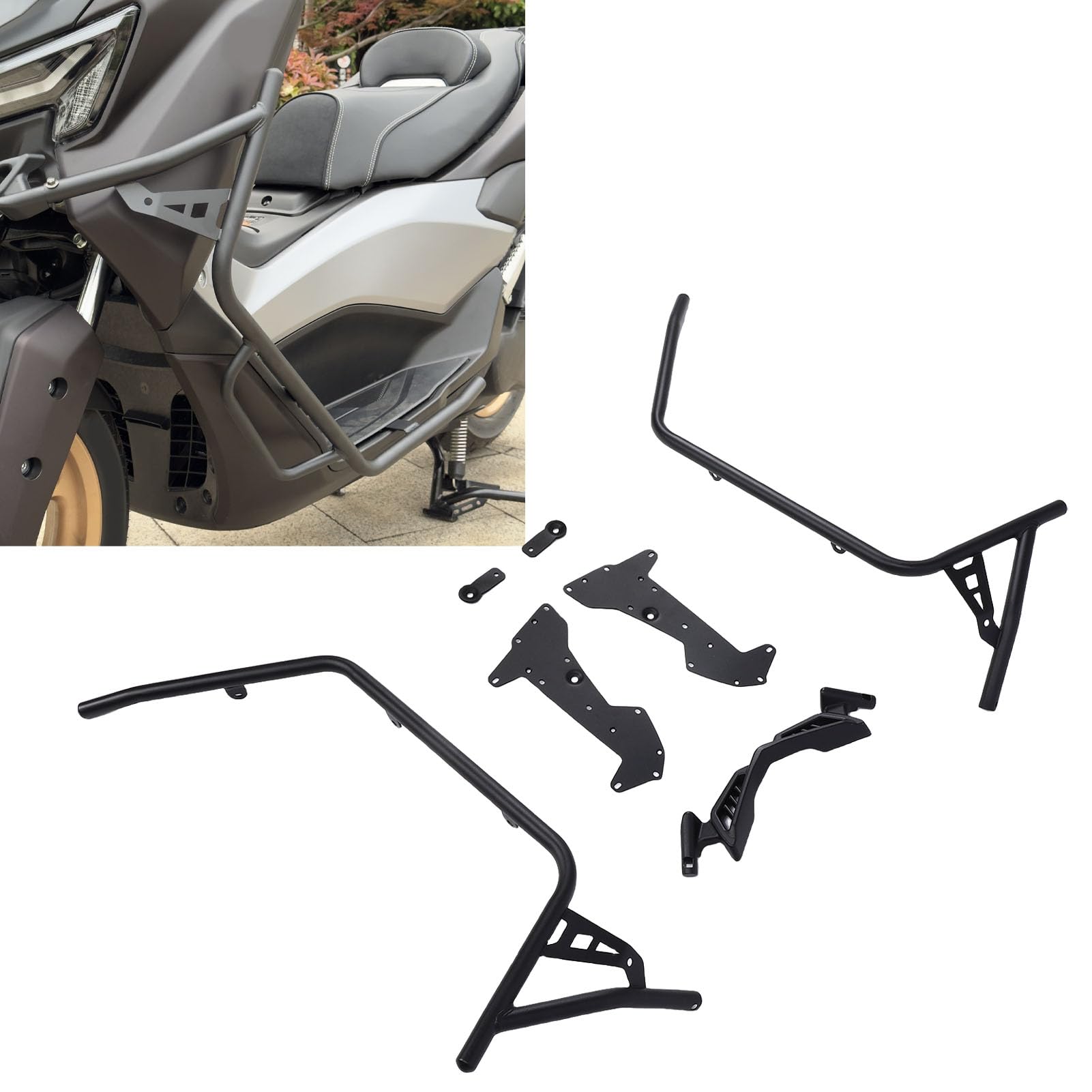 aqxreight Crash for 155 2025, Carbon Steel Engine Guard