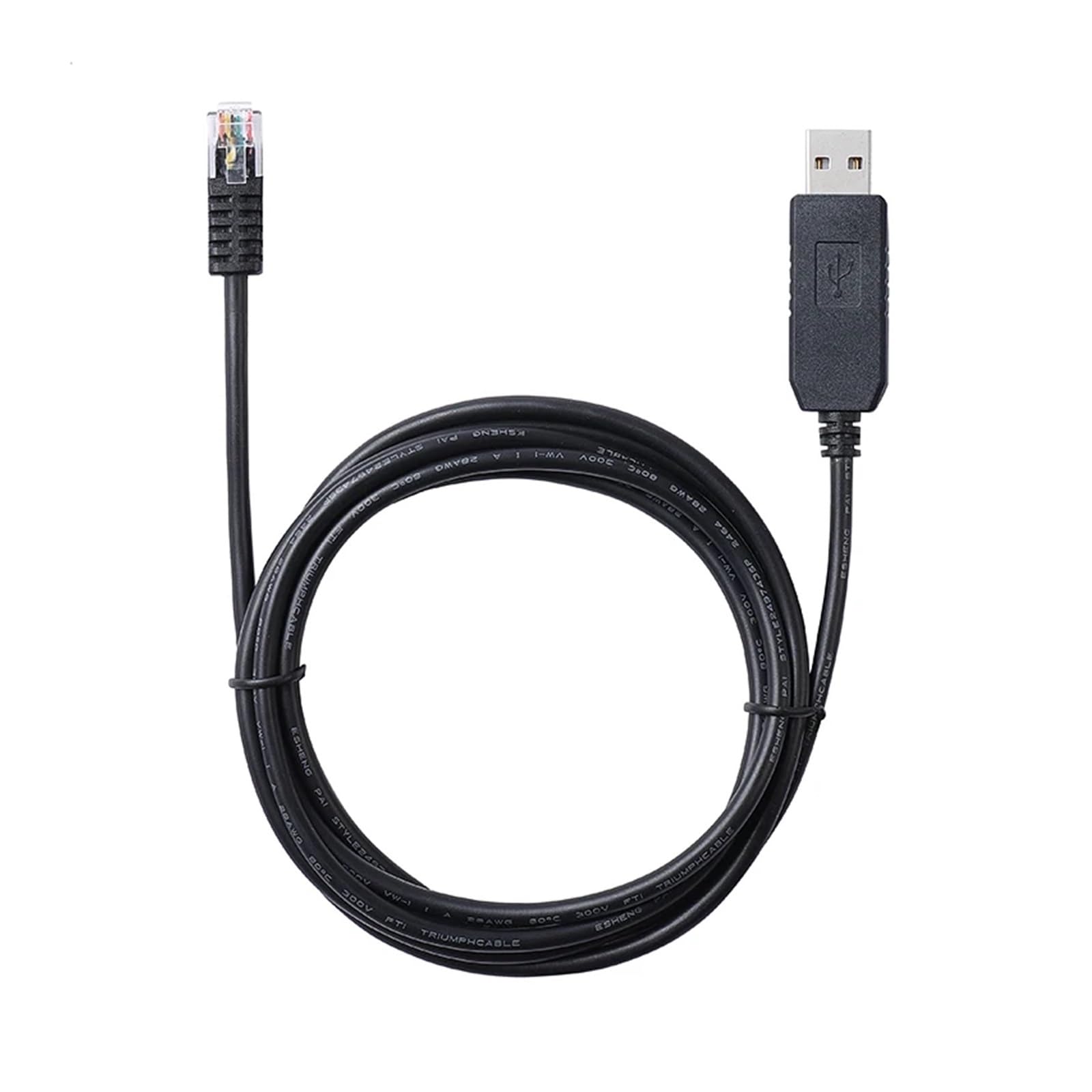 Skywa-Cher Syn-can Manual Controller CP2102 USB RS232 Serial to RJ11 6P6C PC Link firmware Upgrade Cable(1m)