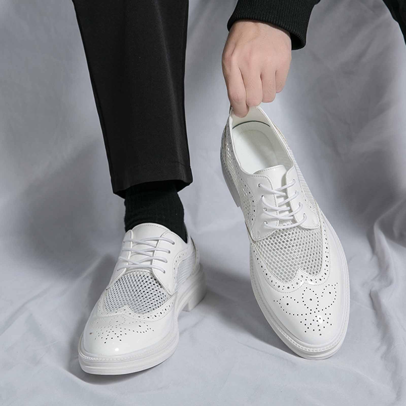 Scarpe tradizionali da uomo in pelle scamosciata, per Oktoberfest | Modello in stile tradizionale, adatto come scarpa da ballo e da abito, disponibile in molte misure, anche per piedi più