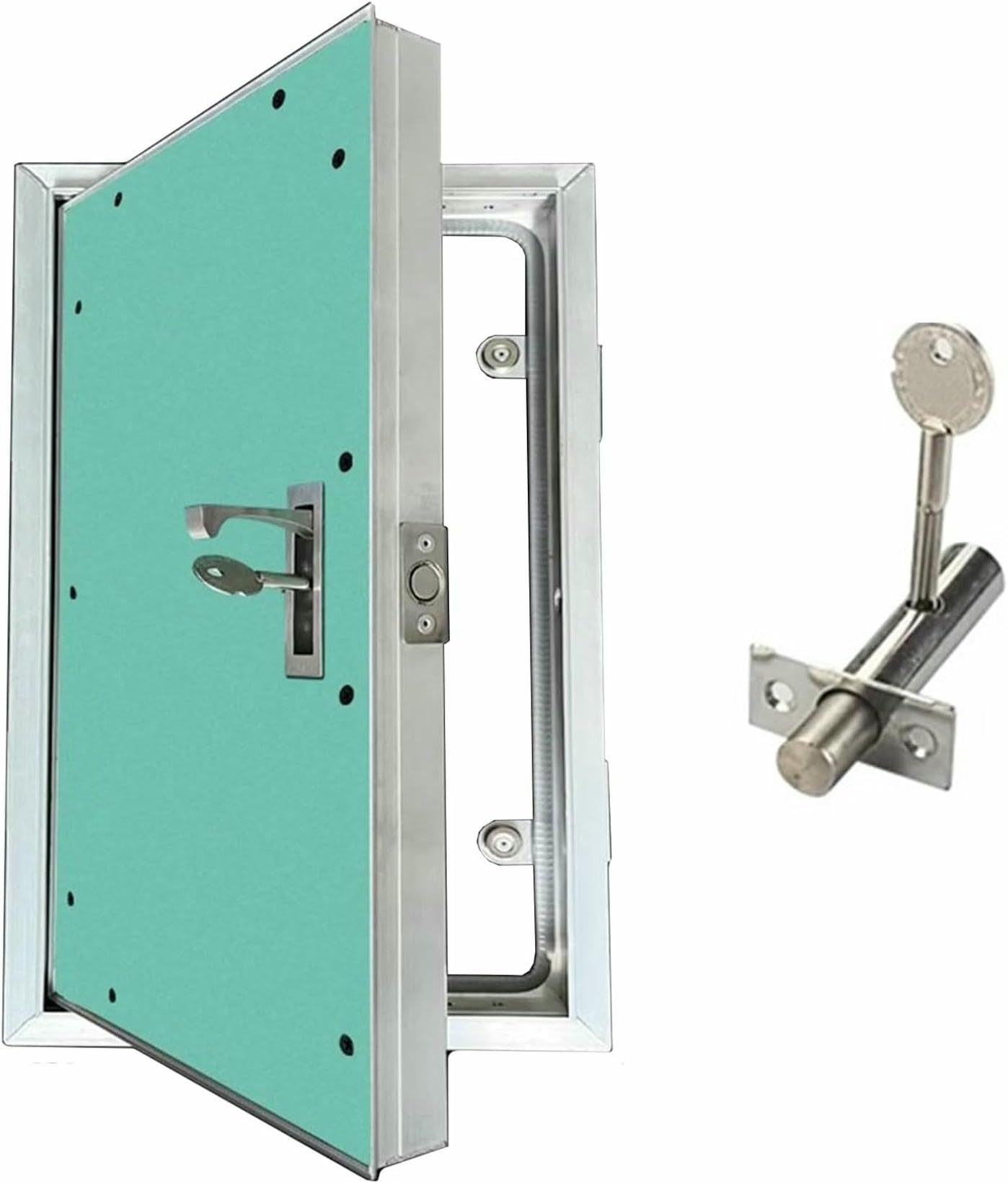 Trampilla de inspección con marco de aluminio panel de acceso oculto para plomería en pared