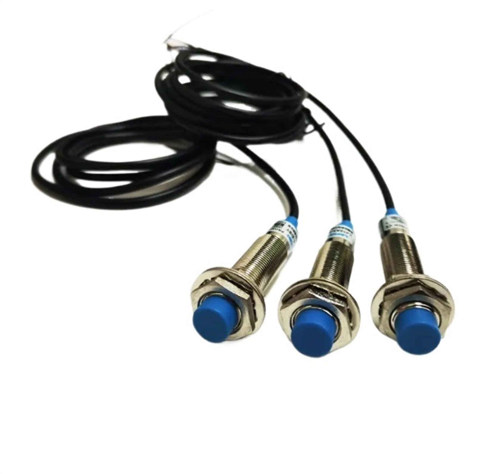 CZVJUKBYP 10Pcs M12 Inductive Proximity Sensor Switches 4mm Detection PNP NPN DC6-36V PNP/NPN NO/NC Normally Open LJ12A3-4-Z/BY AY(LJ12A3-4-Z BY)