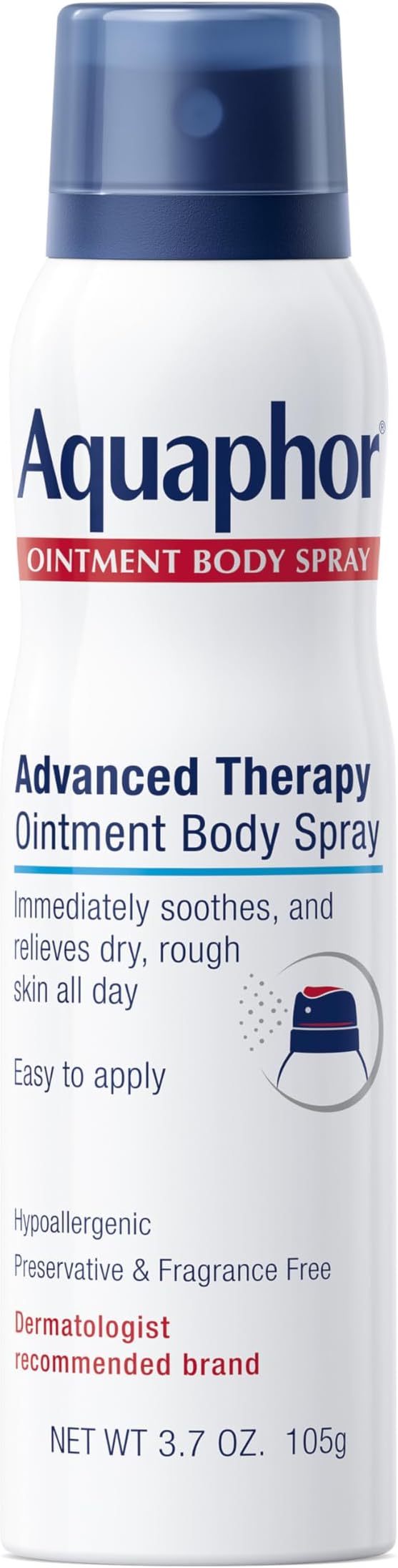 Aquaphor Advanced Therapy Ointment Body Spray, 3.7 Ounce