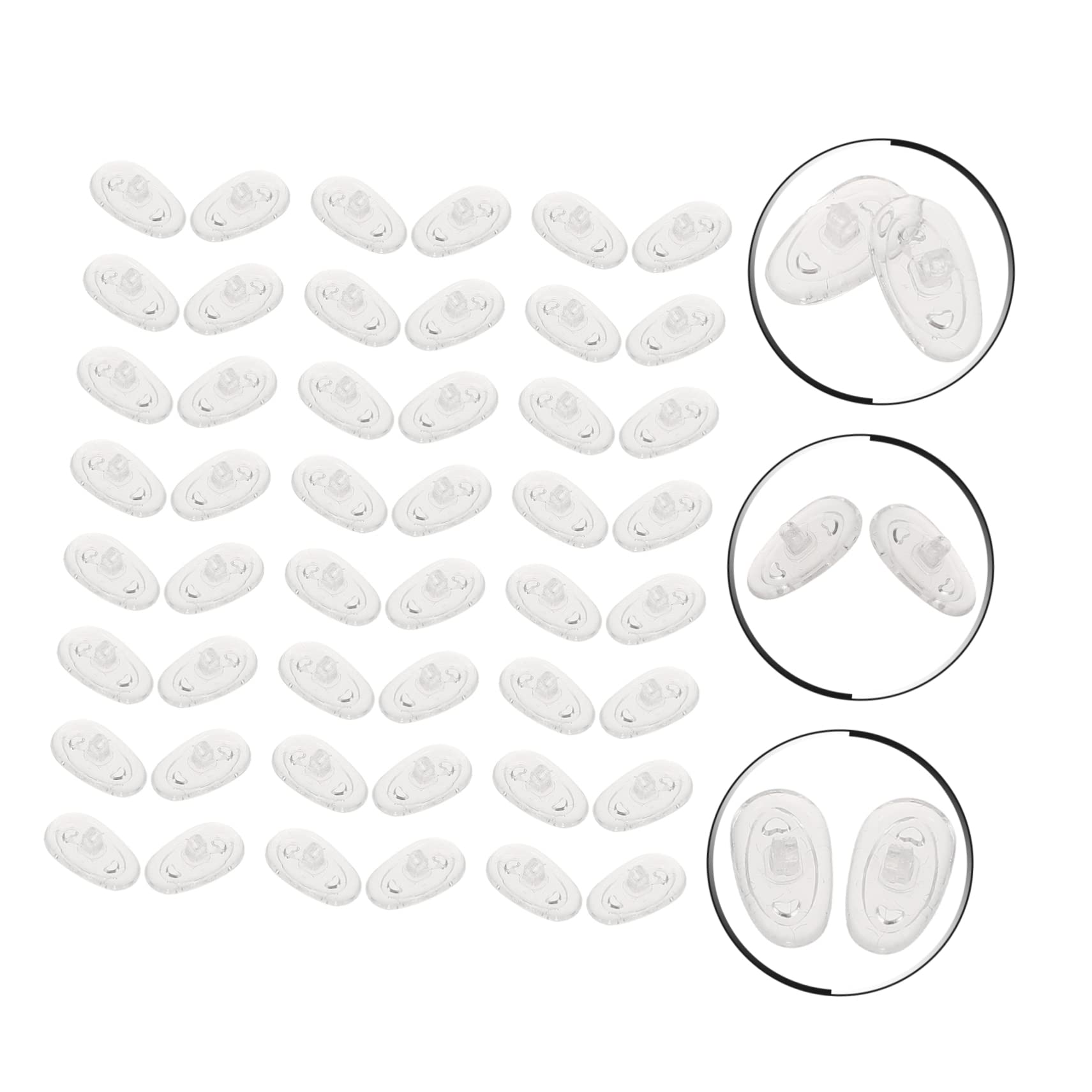 150pièces Plaquettes Nasales Antidérapantes Lot pour Lunettes Accessoires Confortables Et Pratiques Compatibles avec Cadres Et Ajustement Parfait Et Anti-dérapant