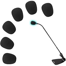 SOULWIT 6Pcs Pop Filter for Shure MX412,CVG18-B/C, Black